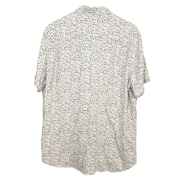 Rails Mens Carson‎ Spring Blossom Linen Blend Short Sleeve Button Up Large - Picture 2 of 7